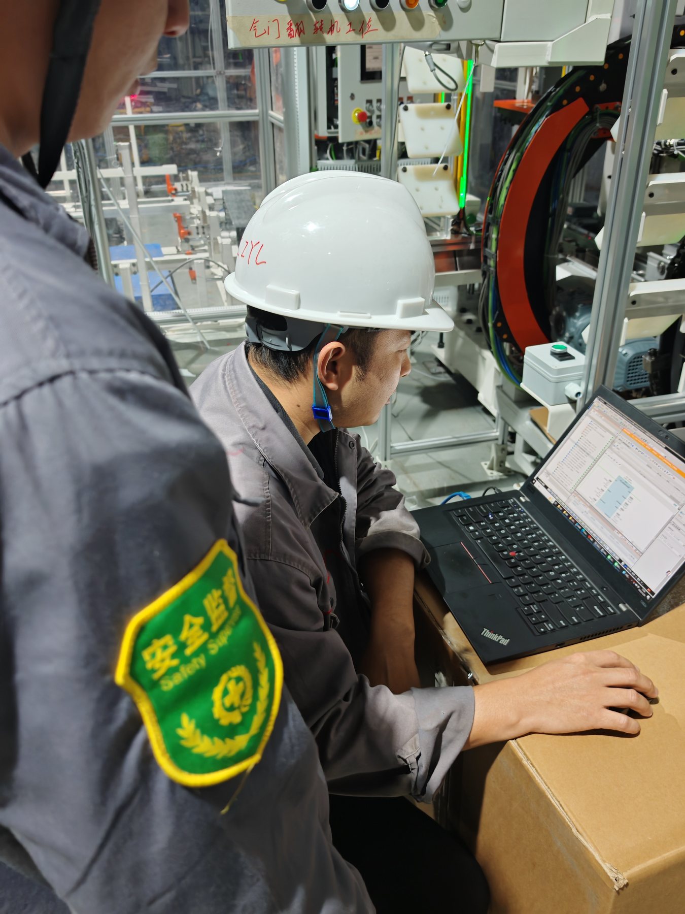 PLC program and HMI design commissioning work for industrial control system