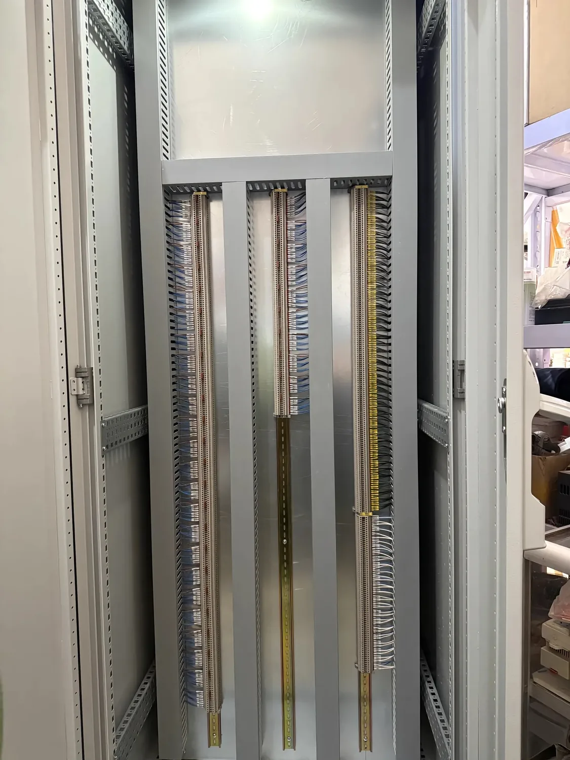 field terminal interface for wastewater treatment PLC control cabinet