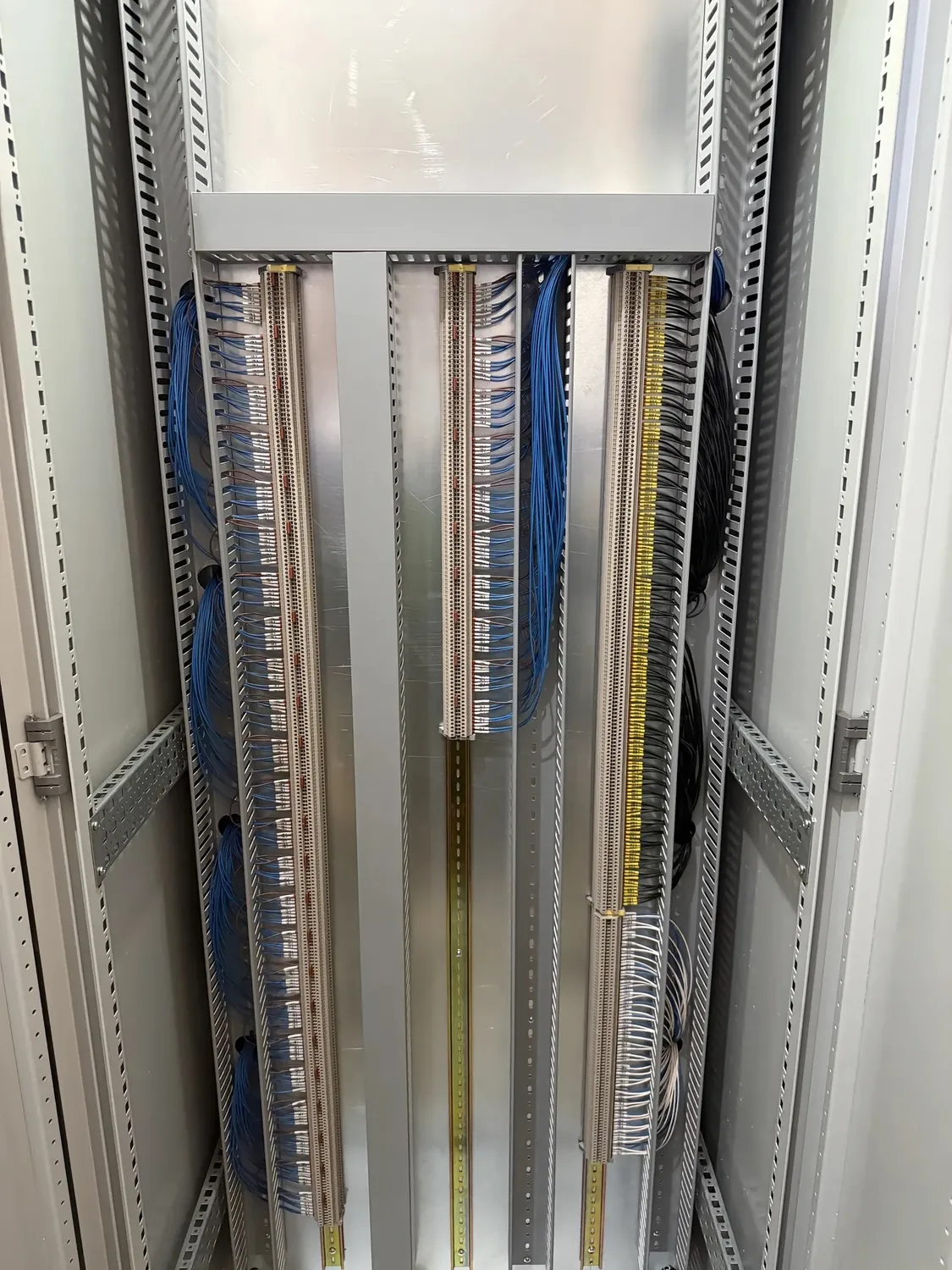 low-voltage protection area for wastewater treatment PLC control cabinet