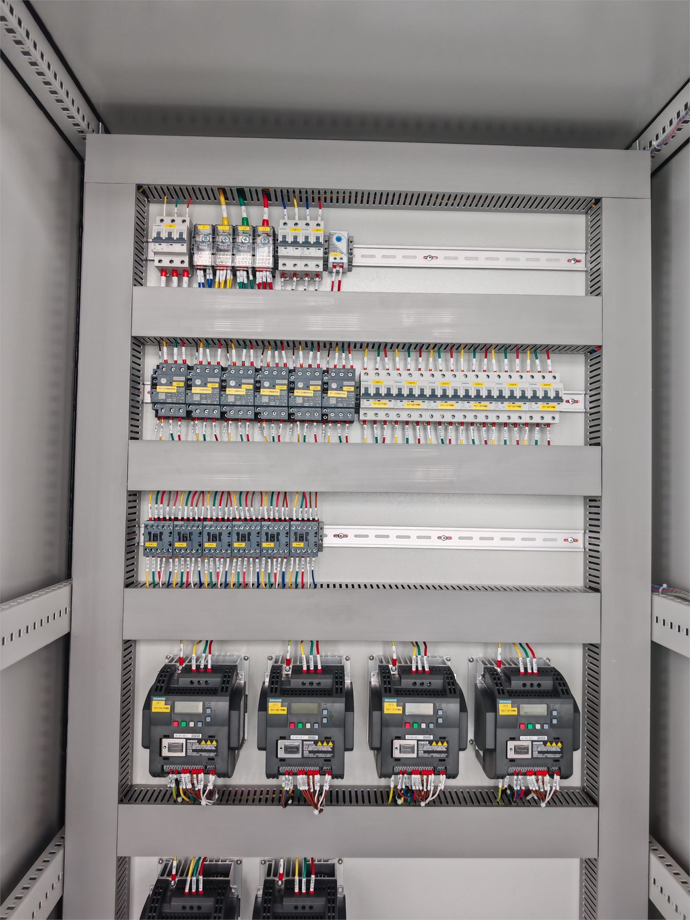 Control panel wiring detail