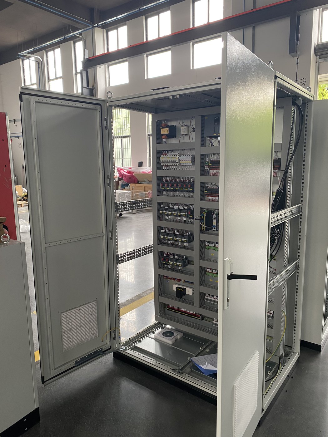 Copper wire drawing machinery control panel installation and wiring reference