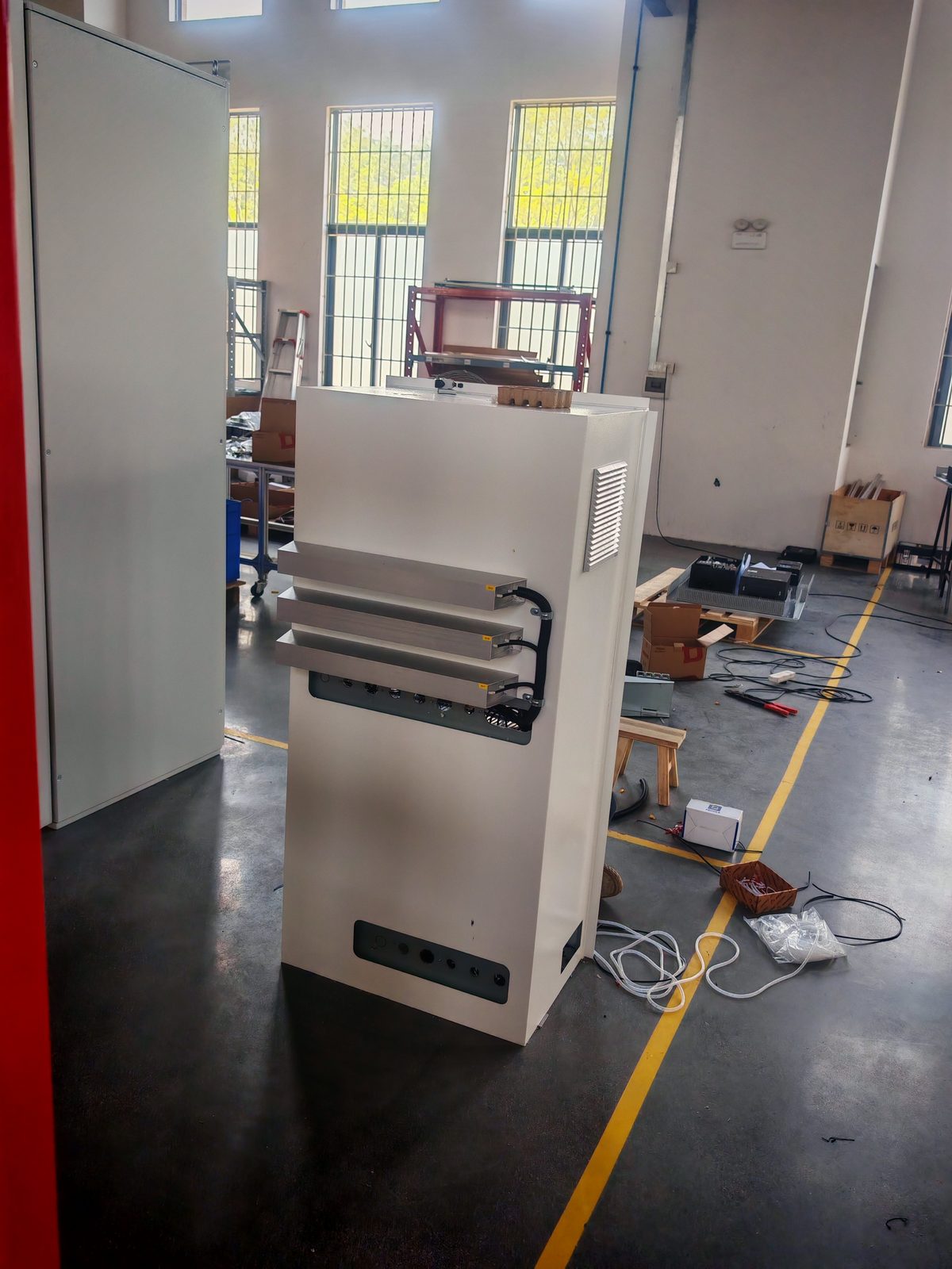 Inovance VFD section for plastic extrusion equipment