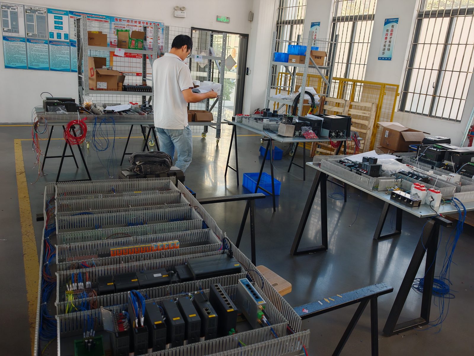 Electrical cabinet detail for Thailand packaging project