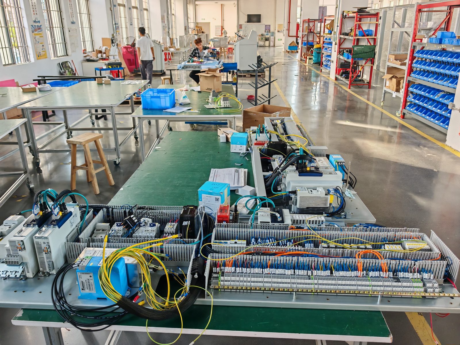Completed extrusion control cabinet for Thailand plastic packaging project