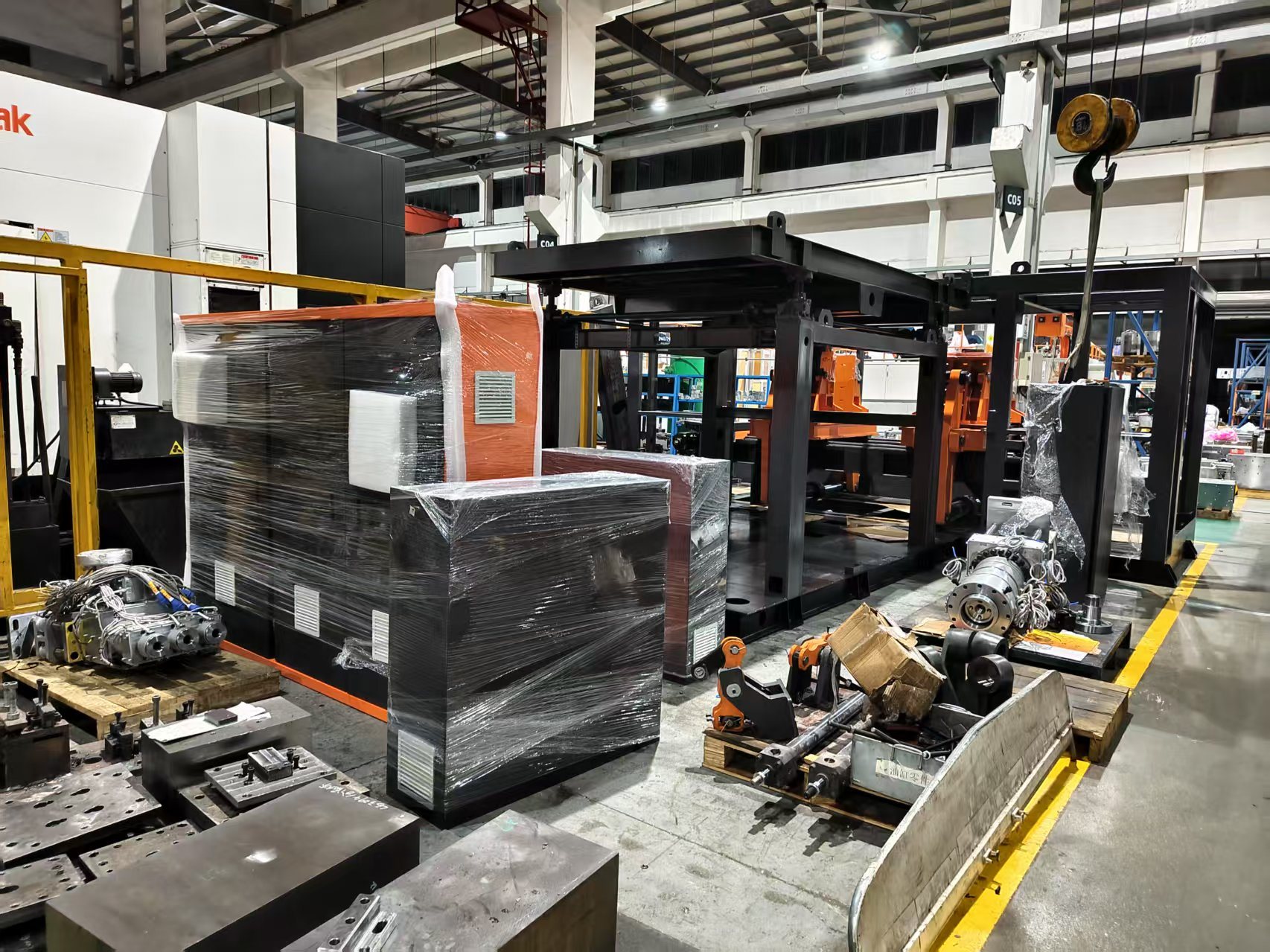 Export packing and project delivery preparation for overseas control cabinet