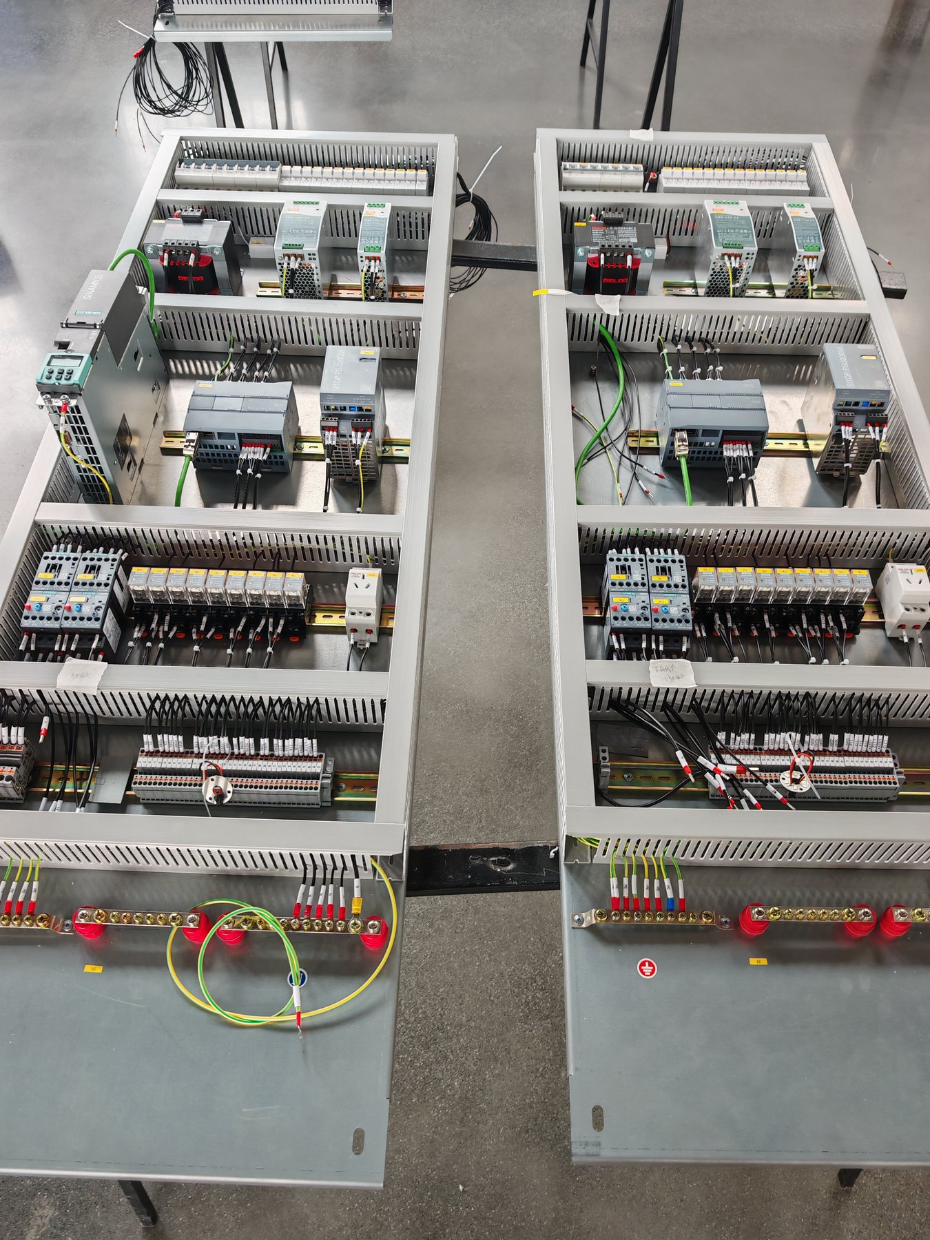 PLC control cabinet module detail for industrial automation services